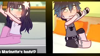 If Marinette And Luka Swapped Bodies For 24 hours📢⚠️LUKANETTE⚠️📢Lazy😣 [upl. by Hardin]