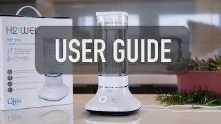 Qlife H2WELL Countertop Hydrogen Water Generator Maker  User Guide [upl. by Engleman611]