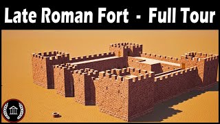 Full Tour of a Roman Cavalry Fort  Fort Mobene Qasr Bshir [upl. by Skvorak669]