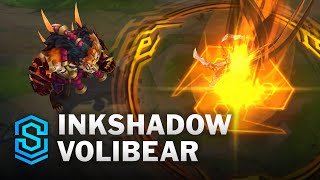 Inkshadow Volibear Skin Spotlight  PreRelease  PBE Preview  League of Legends [upl. by Nylyahs]