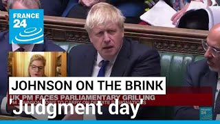 Judgment day Increasingly isolated Boris Johnson pledges to fight on • FRANCE 24 English [upl. by Ynnav]