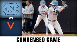 North Carolina vs Virginia Condensed Game  2023 ACC Softball Game 3 [upl. by Millhon53]