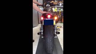 2016 Street Twin with Motodemic Evo2 LED Headlight and Rizoma IRIDE Turn Signals [upl. by Federico141]