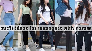 outfit ideas for teenagers with namesTHE TRENDY GIRL [upl. by Mond]