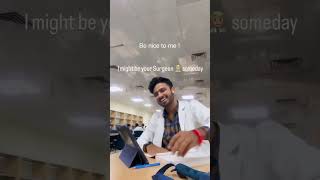 Life in a medical college 😀mbbs neet funny [upl. by Auqcinahs]