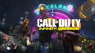 Call of Duty Infinite Warfare ZombiesSpaceLandAlien gunsAfter life ArcadeScariest Boss Ever [upl. by Cand]