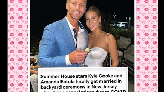 Summer house Reality stars Kyle Cook and Amanda FinallyWEDDING BELLS Tie the Knot [upl. by Kahl235]