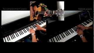 A Thousand Years Christina Perri 2PIANOcover pampagulong gitara [upl. by Eeramit]