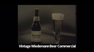 Vintage Wiedemann Beer TV Commercial [upl. by Amalita]