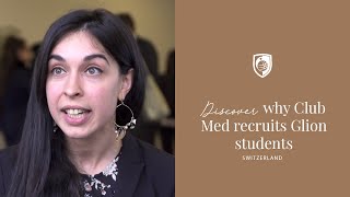 Why Club Med recruits Glion students [upl. by Gennaro]