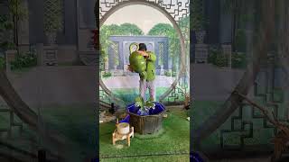 quotTodays selfie suspended water flowing pot a garden wondershortvideo viralshort [upl. by Leonard]