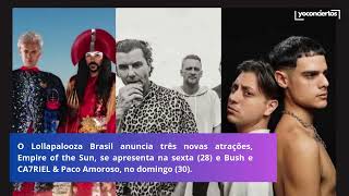 Lollapalooza Brasil 2025  Line Up final [upl. by Duaner]