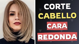 Cortes De Cabello para Cara Redonda 2025 Mujer  Moda MV [upl. by Ahseken]