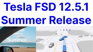 Tesla FSD 1251 Summer Release Features List 2024 MCU1 vehicles [upl. by Araht]