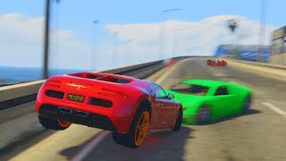 TEAMWORK RACING SORTA GTA V Funny Moments [upl. by Garihc]