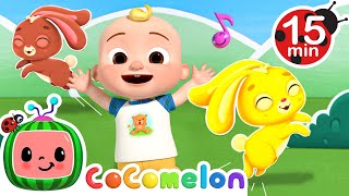 Hop Little Bunnies HOP HOP HOP  More Fun Dance Party  Cocomelon Nursery Rhymes  Kids Songs [upl. by Connie720]