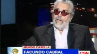 C5N MUNDO CASELLA  FACUNDO CABRAL  PARTE 2 [upl. by Godber112]