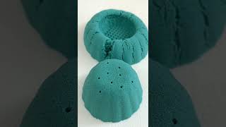 Very Satisfying and Relaxing Kinetic Sand ASMR 186 Reverse Video Crunchy Sand shorts kineticsand [upl. by Ybreh]