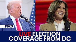 LIVE 2024 Presidential Election Coverage  FOX 5 DC [upl. by Elbart]