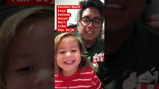 LiverpoolFC Virgil Van Dijk Song by my 2 year old ynwa lfc liverpoolfc [upl. by Nnylyoj874]