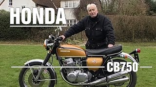 Honda CB750 Four 1975 750cc  Bike Review [upl. by Dadinirt]