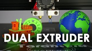 Tevo Tarantula DUAL EXTRUDER Review amp introduction to MULTI COLOR 3D PRINTING [upl. by Hassadah922]