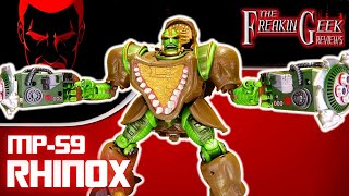 MP59 Masterpiece RHINOX EmGos Transformers Reviews N Stuff [upl. by Dyrraj]