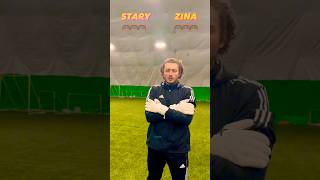 👻 STARY vs ZINA😇 Goalkeeper battle🧤⚽️ football soccer skills goalkeeper save shortsfootball [upl. by Atsyrc]