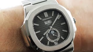 Patek Philippe Nautilus Annual Calendar 57261A001 Luxury Sports Watch Review [upl. by Paget]