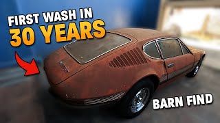 ABANDONED 1970 VOLKSWAGEN SP2 CAR RESTORATION  CAR DETAILING [upl. by Erv199]