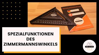 Spezialfunktionen des Zimmermannswinkels  Unendliche Möglichkeiten mit dem Speed Square [upl. by Llennahs]