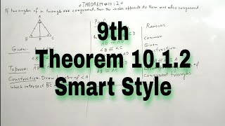 Theorem 1012 class 9 SSC I 2020 [upl. by Endora]