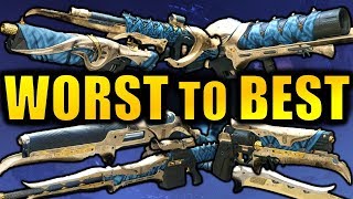 Destiny 2 WORST to BEST Dreaming City Weapons  Forsaken [upl. by Dannica707]