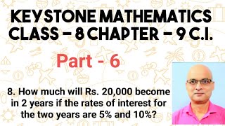 Simple Interest  Class 8  Keystone Mathematics maths students education viralvideo video gs [upl. by Sugihara]