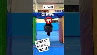 lowest backflip challenge ‼️ w herodw lowest backflip [upl. by Kinch249]