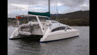 FOR SALE Crowther Shockwave Sailing Catamaran quotMoonshinequot [upl. by Schecter659]