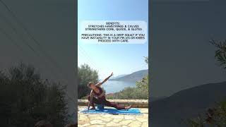 Yoga Pose Breakdown Skandasana yogatips yogatutorial yogaforbeginners [upl. by Narhem793]