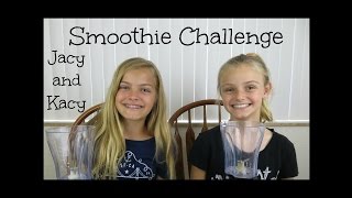 Smoothie Challenge  Jacy and Kacy [upl. by Laveen]