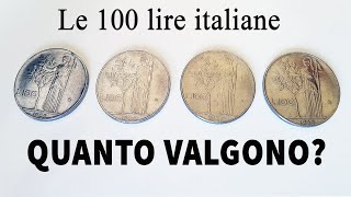 Le 100 Lire che valore hanno Ecco le monete dal 1954 al 1958 [upl. by Aniuqaoj281]