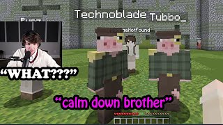 TUBBO AND TECHNOS CHARACTERS ARE BROTHERS AND TALES FROM THE SMP PRESENTS The Maze [upl. by Farlay]