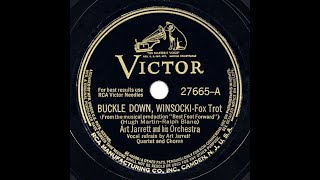 1941 Art Jarrett  Buckle Down Winsocki Art Jarrett amp chorus vocal [upl. by Aidas]