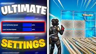 NEW ULTIMATE Controller SETTINGS  Sensitivity in Chapter 5 Season 4 Fortnite Settings Guide [upl. by Akenat]