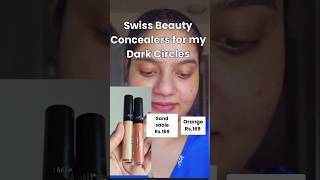 Swiss beauty concealers doing a fab job 👀 shorts darkcircles [upl. by Arihsa]