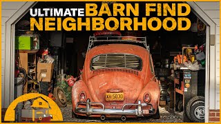 10 Barn finds on ONE street VW amp Land Rover Heaven  Barn Find Hunter [upl. by Mcclain]