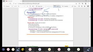 6 Preeclampsia part II Dr M Ramadan 20210416 161130 Meeting Recording [upl. by Ainevuol]