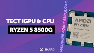 R5 8500G Тест iGPU и CPU — 8500G vs 5600G vs GTX 1050 Ti vs 12100 vs 7500F [upl. by Intruok]