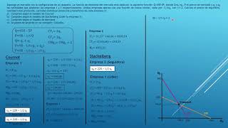 Ejercicios Oligopolio  Parte 1 [upl. by Mast]