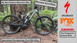 2023 Specialized Stumpjumper Evo Elite Alloy Ride And Review My New Enduro Bike Is Insane mtb [upl. by Voletta947]