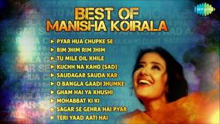 Best Of Manisha Koirala Film Songs  Pyar Hua Chupke Se  Tu Mile Dil Khile  Rim Jim Rim Jim [upl. by Atonsah]