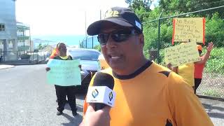 UWP Protesters Demand Improved Healthcare in Saint LuciaNovember 27th 2024 [upl. by Enait]